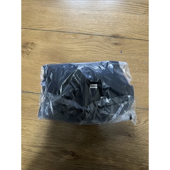 Torrid Top Women 6 Black Pullover Floral Lace Clip Chiffon Flowy Lightweight NWT - Picture 15 of 15